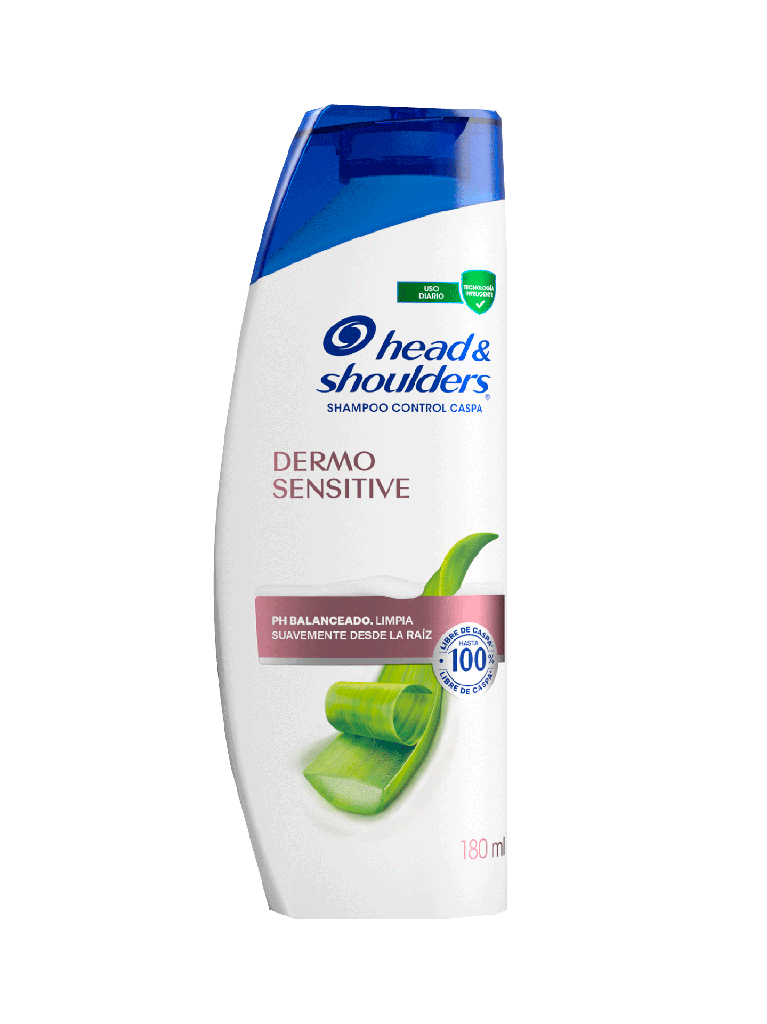 Shampoo Anticaspa para Cuero Cabelludo Sensible  HEAD SHOULDER 12 x 180 mL 