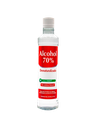 Alcohol Desnaturalizado 70%  ALCOSOFT Botella con Tapa Rosca 8 oz 240 mL 